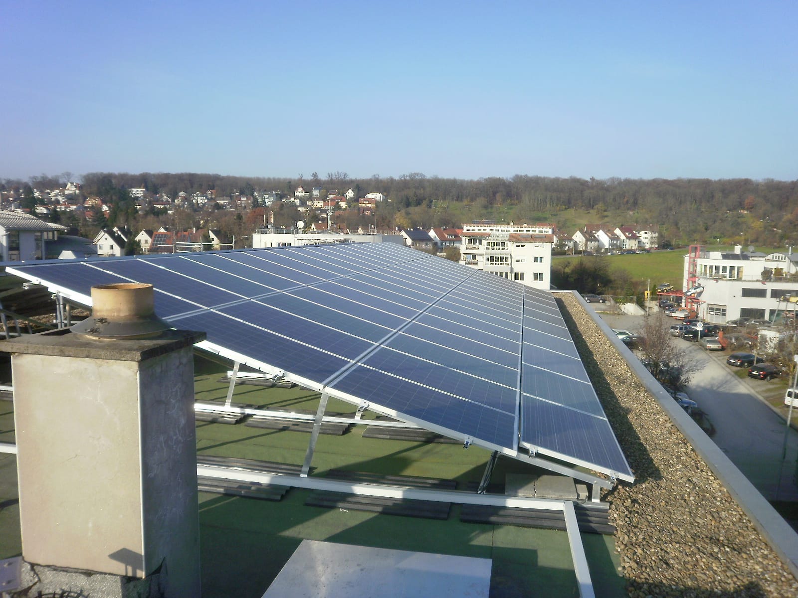 Solaranlage Korntal Unternehmen Gewerbe Industrie